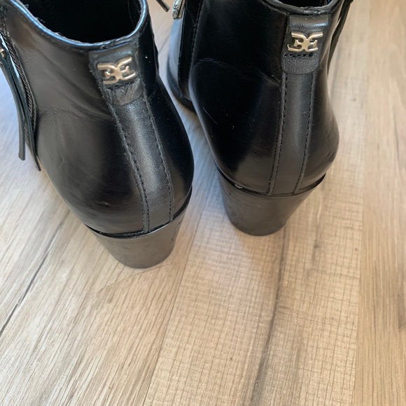 Sam Edelman Black Leather Booties - Picture 5 of 8